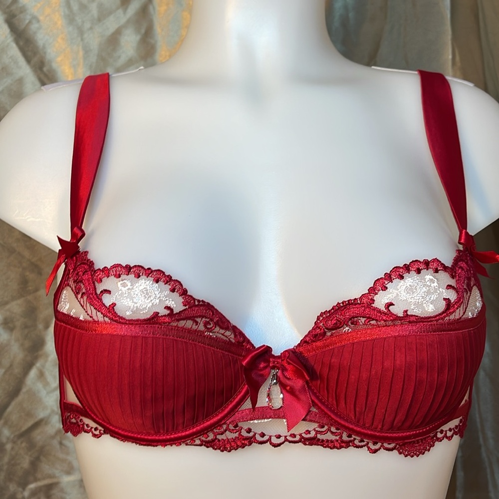 Honey Birdette Mimi Red 3 PC Set - Picture 2 of 11